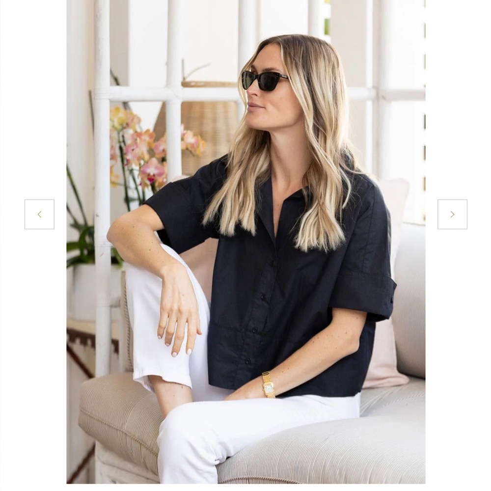 Julia Amory Antibes Shirt - Coal, Small